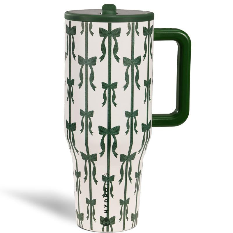 Hydrojug Traveler | Leak-Proof Insulated Tumbler with Flip Straw & Cup Holder Fit Flasks Lid