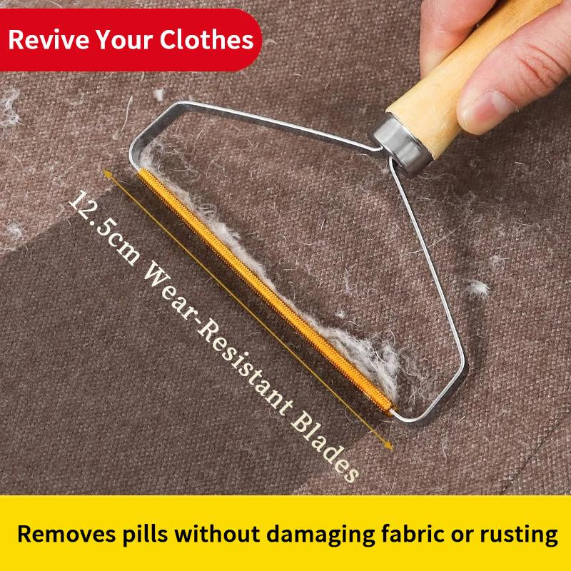 Manual Lint Remover for Clothes - Home Use Hairbrush for Woolen Fabrics, Pilling Solution for Large Items