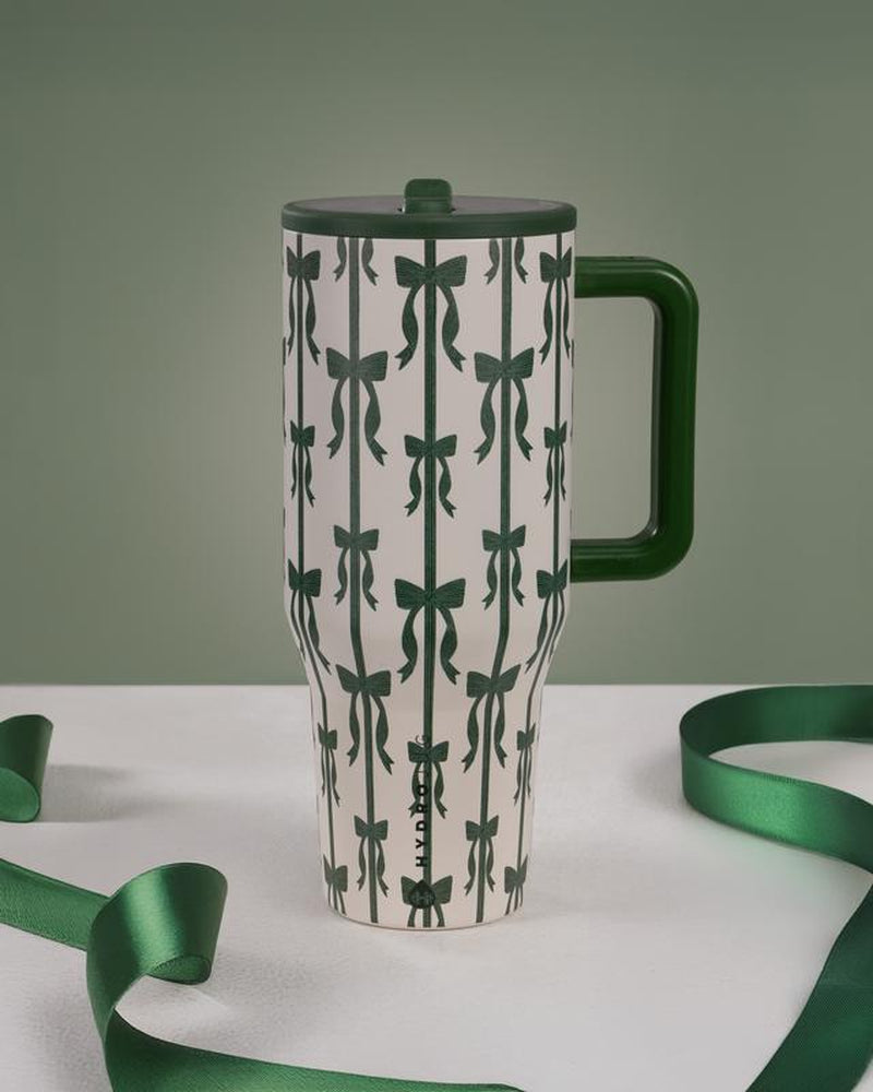 Hydrojug Traveler | Leak-Proof Insulated Tumbler with Flip Straw & Cup Holder Fit Flasks Lid